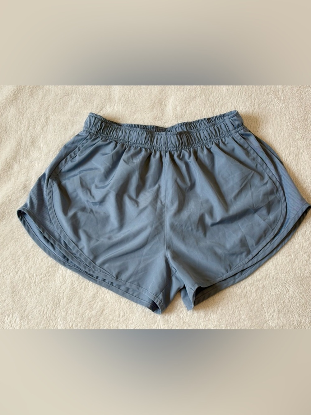 Nike Women’s Dri-Fit Running Shorts Dusty Blue Size Medium Activewear
